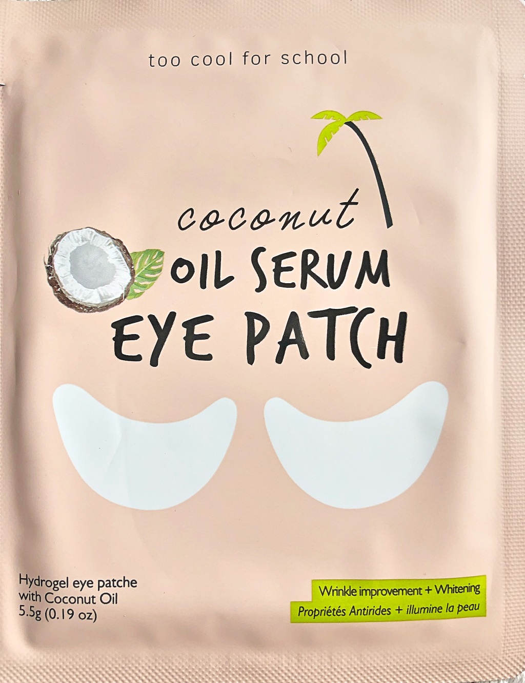 [Too cool for school] Coconut Oil Serum Eye Patch | #Mondaymask