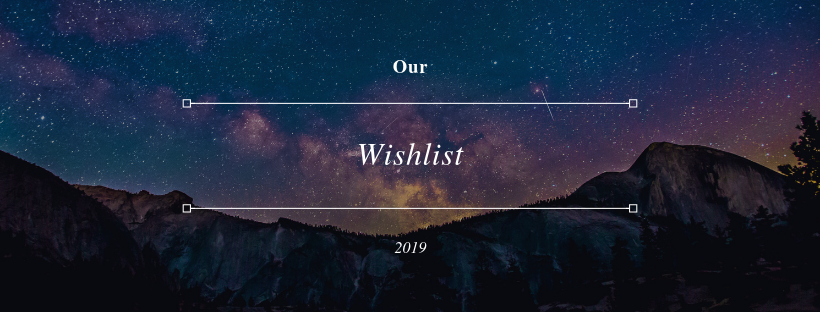 Our 2019 WISHLIST